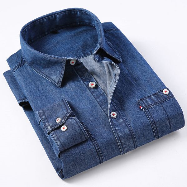 new fashion soft denim men casual jeans shirts turn down collar long sleeve leisure quality male, White;black
new fashion soft denim men casual jeans shirts turn down collar long sleeve leisure quality male, White;black