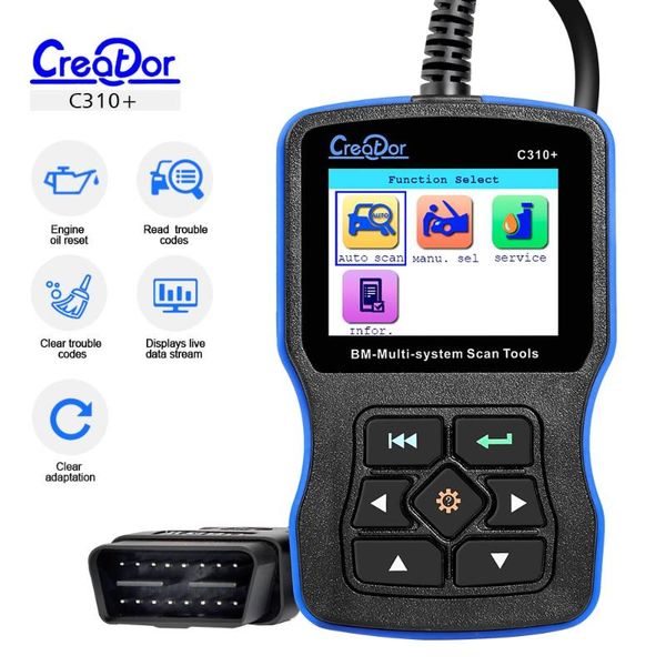creator c310+ code reader obd2 scanner for /mini multi system scan tool v11.7 automative car diagnostic tool
creator c310+ code reader obd2 scanner for /mini multi system scan tool v11.7 automative car diagnostic tool