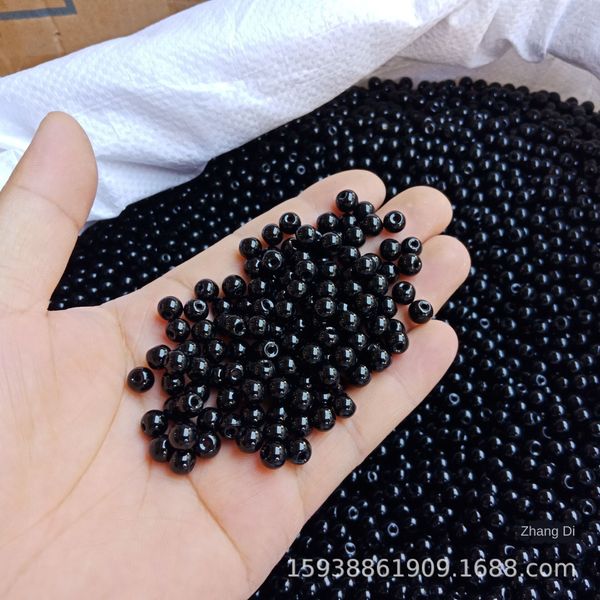 black glass loose diy and accessories beads 6mm round beads crystal jade jewelry diy jewelry accessories, Silver
black glass loose diy and accessories beads 6mm round beads crystal jade jewelry diy jewelry accessories, Silver