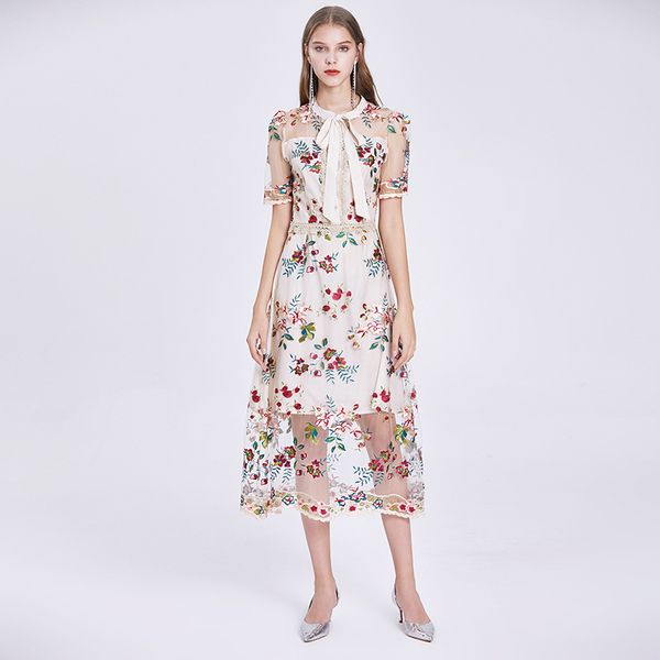 casual dresses 2021 summer fashion women dress elegant high waist mesh floral embroidery a-line female s-xxl, Black;gray
casual dresses 2021 summer fashion women dress elegant high waist mesh floral embroidery a-line female s-xxl, Black;gray
