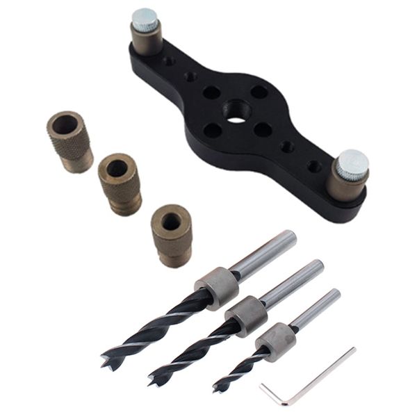 vertical pocket hole jig 6/8/10mm woodworking drilling locator wood dowelling self centering drill guide kit hole puncher
vertical pocket hole jig 6/8/10mm woodworking drilling locator wood dowelling self centering drill guide kit hole puncher