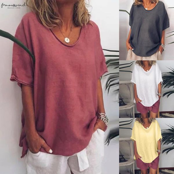 plus size women short sleeve blouse women casual summer solid o neck short sleeves casual plus size shirt linen blouse g, White 
plus size women short sleeve blouse women casual summer solid o neck short sleeves casual plus size shirt linen blouse g, White