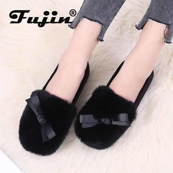fujin comfortable soft women flats loafers autumn winter flock suede moccasins fur plush for autumn winter slippers, Black
fujin comfortable soft women flats loafers autumn winter flock suede moccasins fur plush for autumn winter slippers, Black