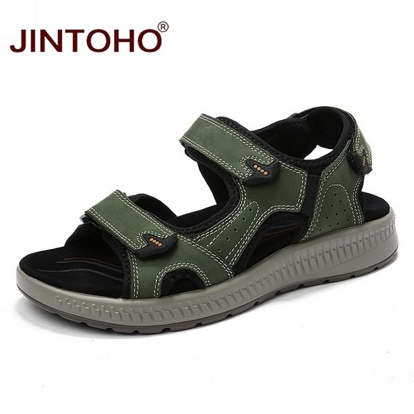 jintoho new fashion summer leisure beach men shoes leather sandals the big yards men's sandals size 38-48, Black
jintoho new fashion summer leisure beach men shoes leather sandals the big yards men's sandals size 38-48, Black