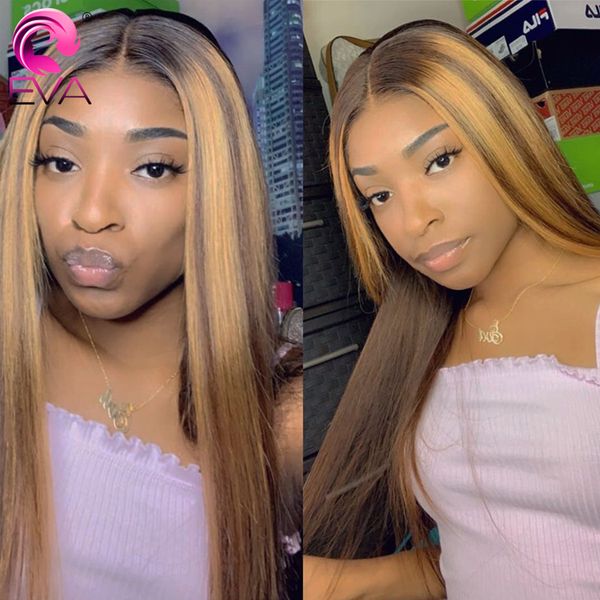 eva ombre human hair wigs for women honey blonde highlight 13x6 lace frontal wigs brazilian straight lace front human hair wigs, Black
eva ombre human hair wigs for women honey blonde highlight 13x6 lace frontal wigs brazilian straight lace front human hair wigs, Black