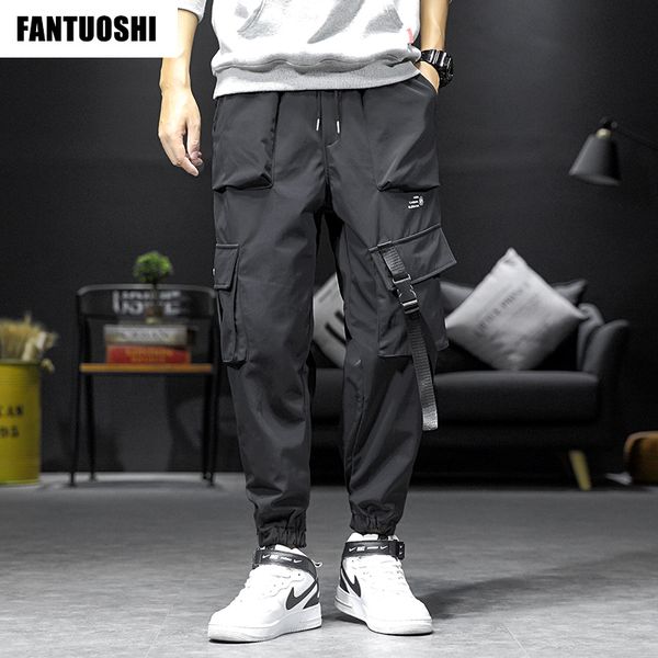 men's pants casual letter print streetwear gothic cargo ribbons joggers pencil hip hop sweatpants men harem trousers, Black
men's pants casual letter print streetwear gothic cargo ribbons joggers pencil hip hop sweatpants men harem trousers, Black
