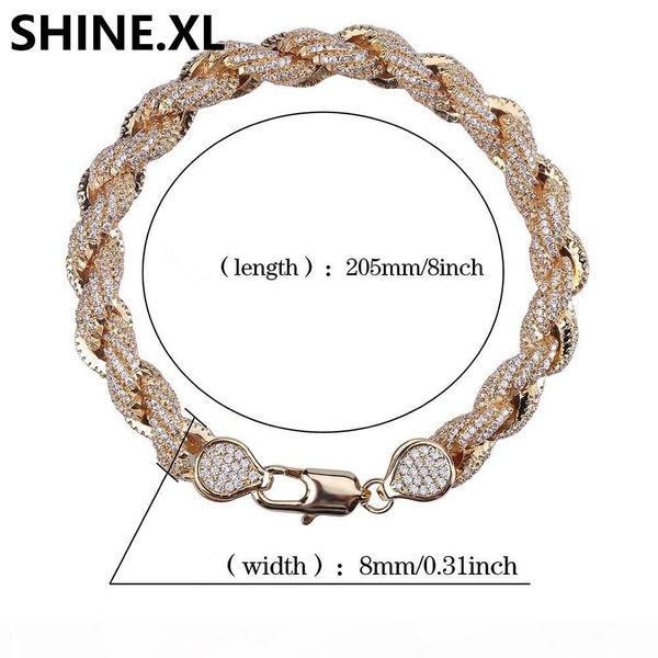 gold silver color plated micro pave cz stone twisted and oval rope link chain bracelets hip hop bling jewelry, Black
gold silver color plated micro pave cz stone twisted and oval rope link chain bracelets hip hop bling jewelry, Black
