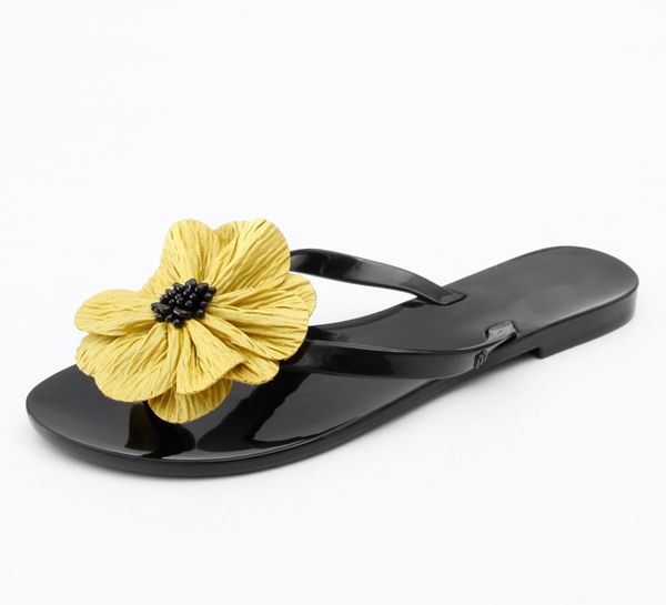woman jelly slippers shoes lady students summer flats sandals women summer beach flip flops slides woman slippers flowers 36-41, Black
woman jelly slippers shoes lady students summer flats sandals women summer beach flip flops slides woman slippers flowers 36-41, Black