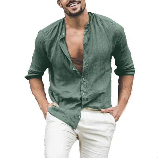 mens designer shirts spring slim stand collar long sleeve man casual shirt single breasted solid color hommer clothes, White;black
mens designer shirts spring slim stand collar long sleeve man casual shirt single breasted solid color hommer clothes, White;black