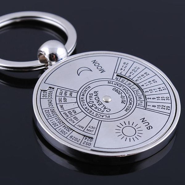 50 years super perpetual calendar key chain bottle opener key rings astrology keychain party gift holder gift jewelry, Silver
50 years super perpetual calendar key chain bottle opener key rings astrology keychain party gift holder gift jewelry, Silver
