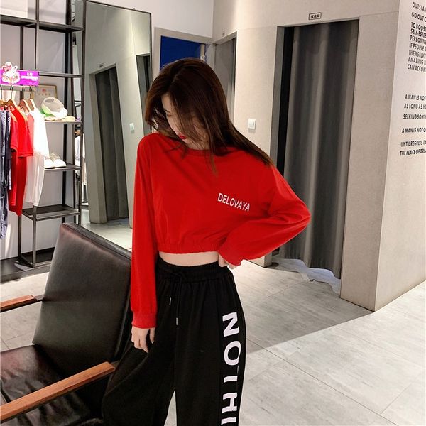 wa4kt осень новых обтекаемый хлопок пуловеры pullovertop pulloverloose короткую пуловер талия талия улица танцевального свитер топ для горя, Black
wa4kt осень новых обтекаемый хлопок пуловеры pullovertop pulloverloose короткую пуловер талия талия улица танцевального свитер топ для горя, Black