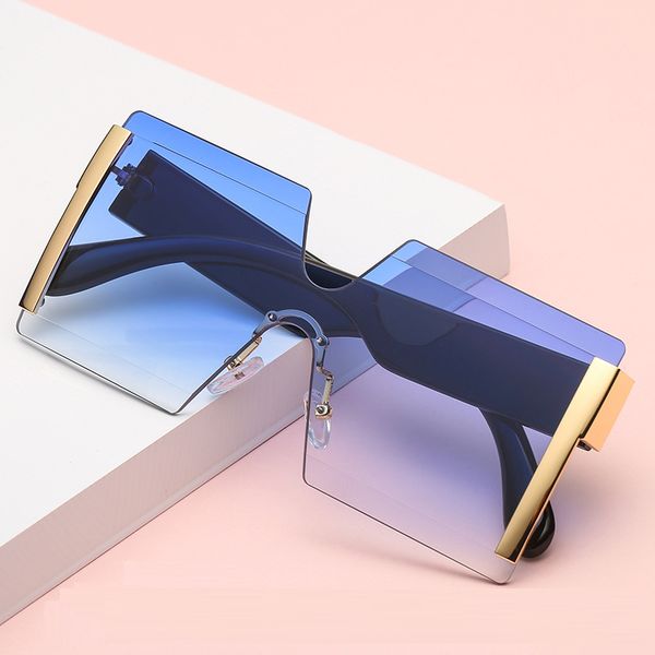 2020 new jointed rimless sunglasses for women and men fashion oversized personalized sunglasses trend, White;black
2020 new jointed rimless sunglasses for women and men fashion oversized personalized sunglasses trend, White;black