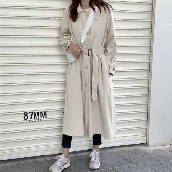 vintage autumn winter women trench coat windbreaker oversized sashes female long trench coat single-breasted outwear vs316, Tan;black
vintage autumn winter women trench coat windbreaker oversized sashes female long trench coat single-breasted outwear vs316, Tan;black