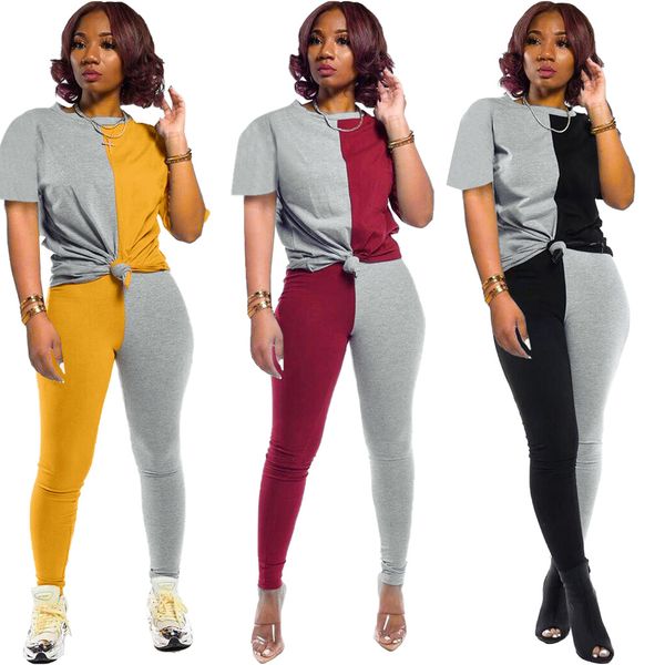 2020 new women's clothing china wholesale european and american women's two piece sets fashion color block stitching pants suit, White
2020 new women's clothing china wholesale european and american women's two piece sets fashion color block stitching pants suit, White