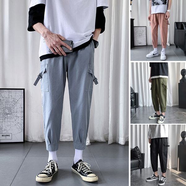 men's pants casual fashion solid color multi-pocket overalls men streetwear hip-hop loose drawstring straight trousers s-3xl, Black
men's pants casual fashion solid color multi-pocket overalls men streetwear hip-hop loose drawstring straight trousers s-3xl, Black