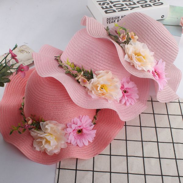 children's straw hat female summer sun protection hat girls princess sun baby flower beach cool summer e, Yellow
children's straw hat female summer sun protection hat girls princess sun baby flower beach cool summer e, Yellow