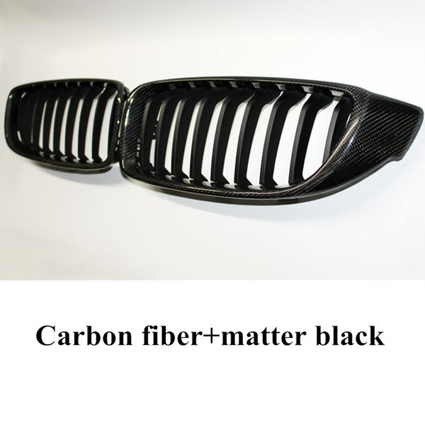 1 pair 1-slat glossy black auto front grille carbon fiber kidney mesh grill for 4 series f32 f33 f36 f80 f82 f83 2013-2016
1 pair 1-slat glossy black auto front grille carbon fiber kidney mesh grill for 4 series f32 f33 f36 f80 f82 f83 2013-2016