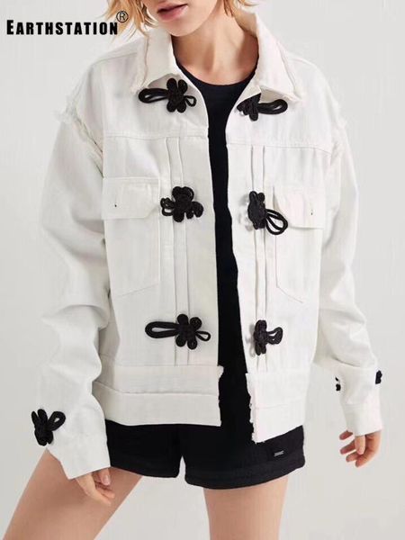 women's jackets heavy craft washing retro buckle thin section denim short jacket ladies autumn fashion personality wild top, Black;brown
women's jackets heavy craft washing retro buckle thin section denim short jacket ladies autumn fashion personality wild top, Black;brown