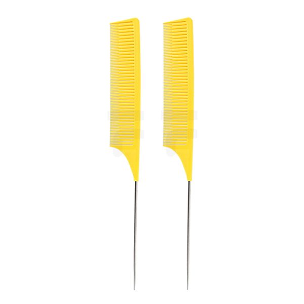 2x abs weave highlighting foiling hair combs hair comb brush pin tail yellow, Silver
2x abs weave highlighting foiling hair combs hair comb brush pin tail yellow, Silver