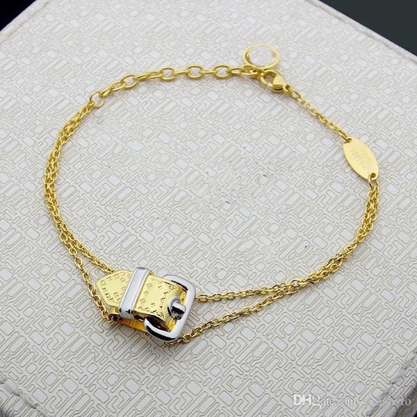 новые прибытия моды lady 316l титана стали гравированные designs v письмо 18k покрытием золото браслет с пряжкой подвеска four leaf цветы, Black
новые прибытия моды lady 316l титана стали гравированные designs v письмо 18k покрытием золото браслет с пряжкой подвеска four leaf цветы, Black