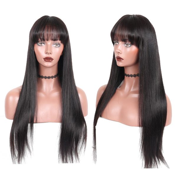 straight lace front human hair wigs with bang for women brazilian pre plucked with baby hair black full ends dolago remy
straight lace front human hair wigs with bang for women brazilian pre plucked with baby hair black full ends dolago remy