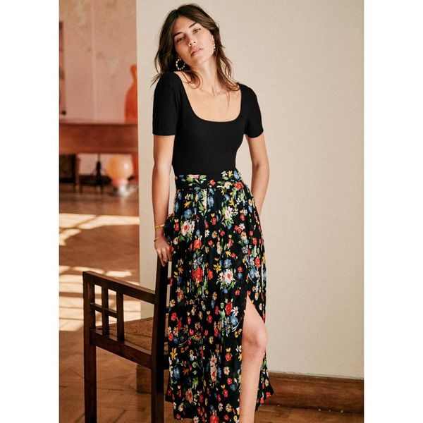 nelly pleated midi skirt women summer autumn high waist ziper floral printed chic casual skirts 2020 vintage elegant skirt, Black
nelly pleated midi skirt women summer autumn high waist ziper floral printed chic casual skirts 2020 vintage elegant skirt, Black
