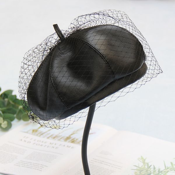 pu mesh beret female korean black all-match concave painter beret octagonal style painter's hat leather all-match octagonal hat, Blue;gray
pu mesh beret female korean black all-match concave painter beret octagonal style painter's hat leather all-match octagonal hat, Blue;gray