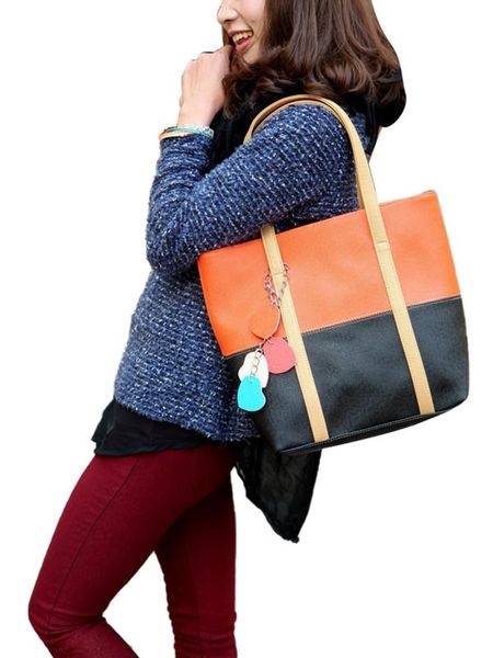 handle handbags, fashion color block pu leather shoulder bags for women ladies
handle handbags, fashion color block pu leather shoulder bags for women ladies
