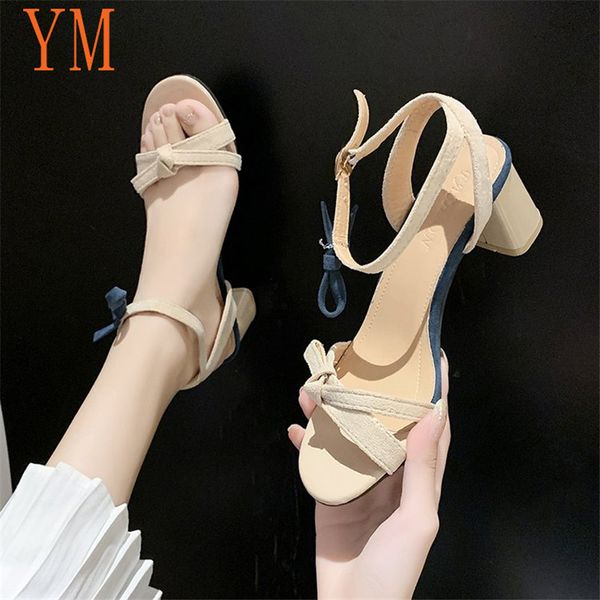 black beige butterfly-knot flock gladiator sandals women open toe buckle band shoes woman thick high heels sandalias femme 2020
black beige butterfly-knot flock gladiator sandals women open toe buckle band shoes woman thick high heels sandalias femme 2020