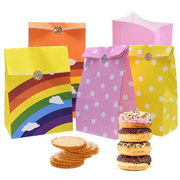 5/10pcs rainbow candy paper bag mini stand up polka dot bags for wedding birthday decor supply shopping store gifts packing bag
5/10pcs rainbow candy paper bag mini stand up polka dot bags for wedding birthday decor supply shopping store gifts packing bag