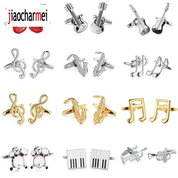 cuff link and tie clip sets fashion jewelry cufflinks men gift brand sax / trumpet violin piano music series design, Silver;golden
cuff link and tie clip sets fashion jewelry cufflinks men gift brand sax / trumpet violin piano music series design, Silver;golden
