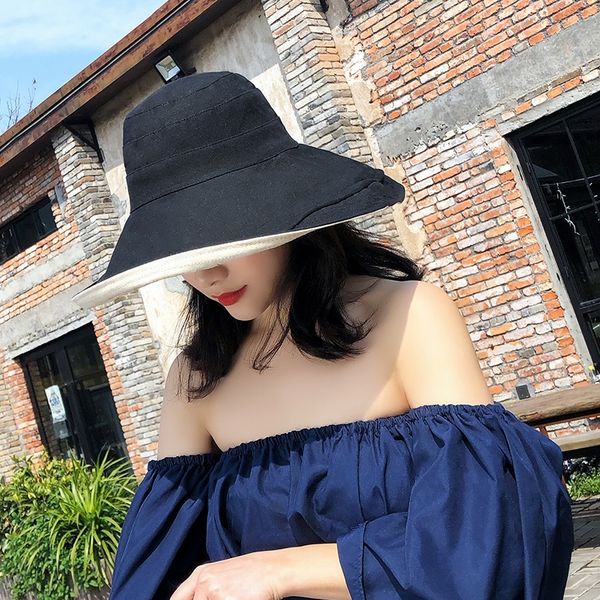 fx0dy summer double-sided bucket bucket fisherman color matching big edge spring and autumn fisherman female sun sun hat korean foldable ha, Blue;gray
fx0dy summer double-sided bucket bucket fisherman color matching big edge spring and autumn fisherman female sun sun hat korean foldable ha, Blue;gray