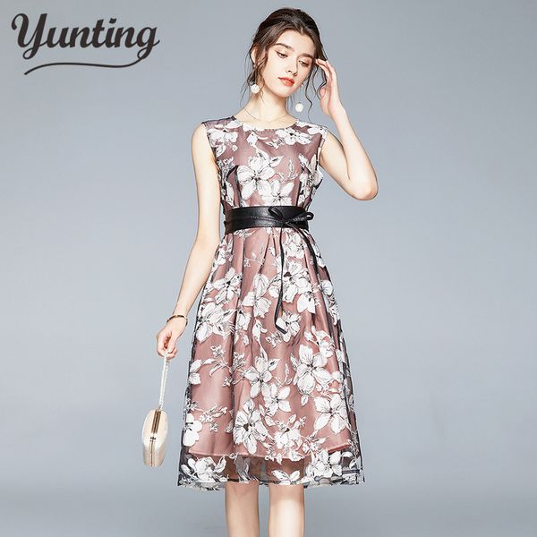 casual dresses autumn elegent sleeveless florl print dress women o-neck a line summer party vestidos, Black;gray
casual dresses autumn elegent sleeveless florl print dress women o-neck a line summer party vestidos, Black;gray