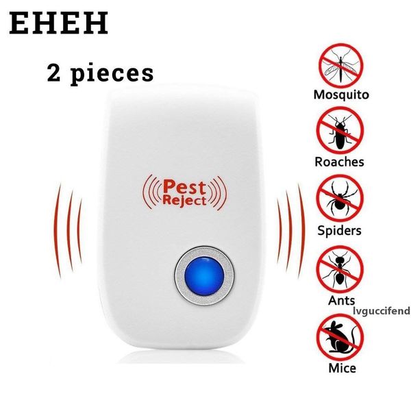 eheh 2 pcs ultrasonic pest repeller electronic mosquito killer indoor repellent pest reject us plug multi-purpose reject roaches t200529
eheh 2 pcs ultrasonic pest repeller electronic mosquito killer indoor repellent pest reject us plug multi-purpose reject roaches t200529