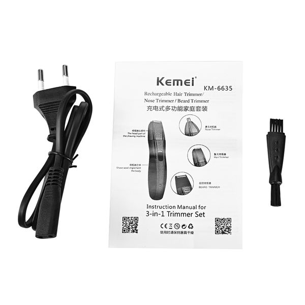 kemei km 6635 3 in 1 rechargeable nose beard trimmer ear sideburns hair trimmer body hair trimmer mens shaving mac casecustom irpkn
kemei km 6635 3 in 1 rechargeable nose beard trimmer ear sideburns hair trimmer body hair trimmer mens shaving mac casecustom irpkn