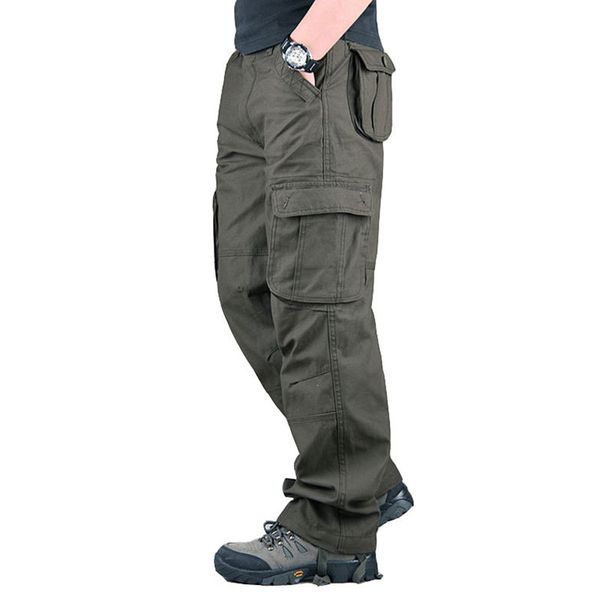 men's pants men's casual multi-pocket tactical pants jacket straight long large, Black
men's pants men's casual multi-pocket tactical pants jacket straight long large, Black