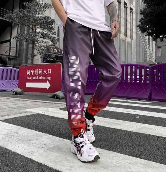 letter gradient drawstring joggers pants loose casual windbreaker streetwear oversize trousers harajuku track pant men and women, Black
letter gradient drawstring joggers pants loose casual windbreaker streetwear oversize trousers harajuku track pant men and women, Black