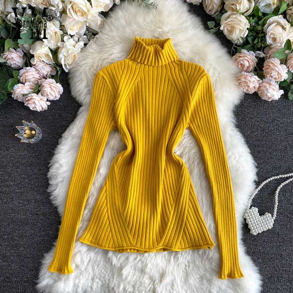 yornmona all match winter sweater women brief pullover women's yellow turtleneck sweater pullover soft winter sweaters for women, White;black
yornmona all match winter sweater women brief pullover women's yellow turtleneck sweater pullover soft winter sweaters for women, White;black
