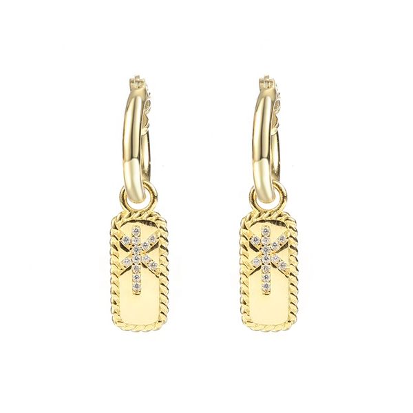 2020 earrings jewelry 18k gold plated dangle rectangle Zircon Snowflake pattern hoop earrings silver 925
2020 earrings jewelry 18k gold plated dangle rectangle Zircon Snowflake pattern hoop earrings silver 925