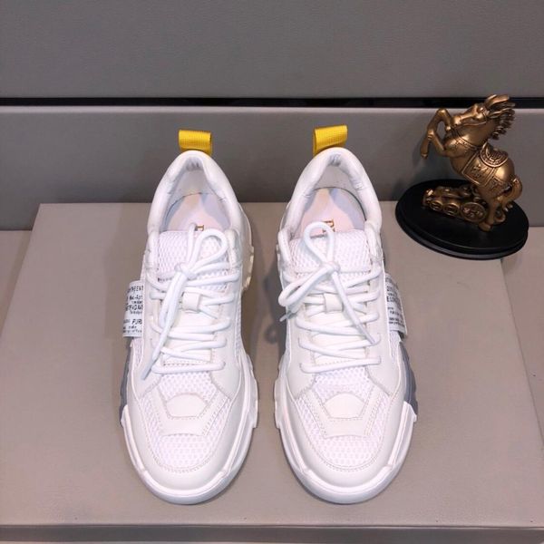 2019e custom leather breathable mesh stitching sneakers, stylish and comfortable casual men's shoes, original box packaging 38-44, Black
2019e custom leather breathable mesh stitching sneakers, stylish and comfortable casual men's shoes, original box packaging 38-44, Black