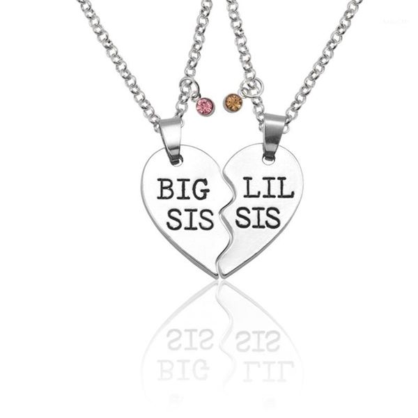 2 piece heart big sis lil sis necklace women crystal silver puzzle heart sister necklaces pendants family jewelry sisters gifts1
2 piece heart big sis lil sis necklace women crystal silver puzzle heart sister necklaces pendants family jewelry sisters gifts1