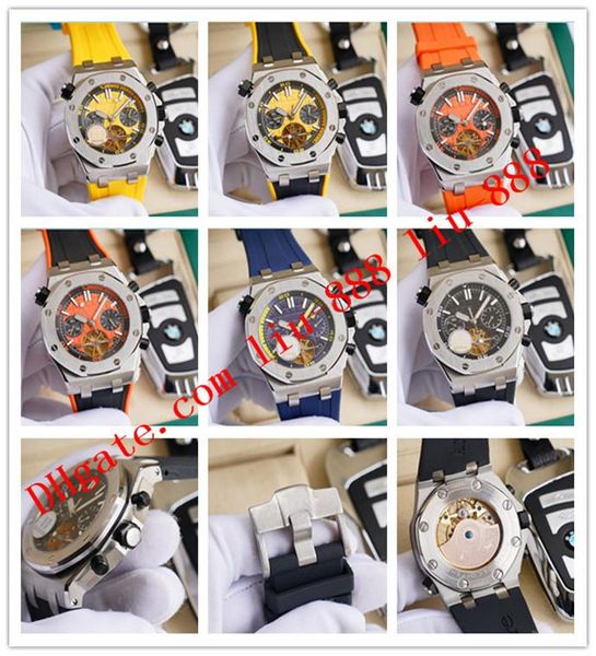 recently listed diver yellow 44mm flywheel rubber strap transparent back 316l steel sapphire automatic fashion men's watches wristwatch, Slivery;brown
recently listed diver yellow 44mm flywheel rubber strap transparent back 316l steel sapphire automatic fashion men's watches wristwatch, Slivery;brown