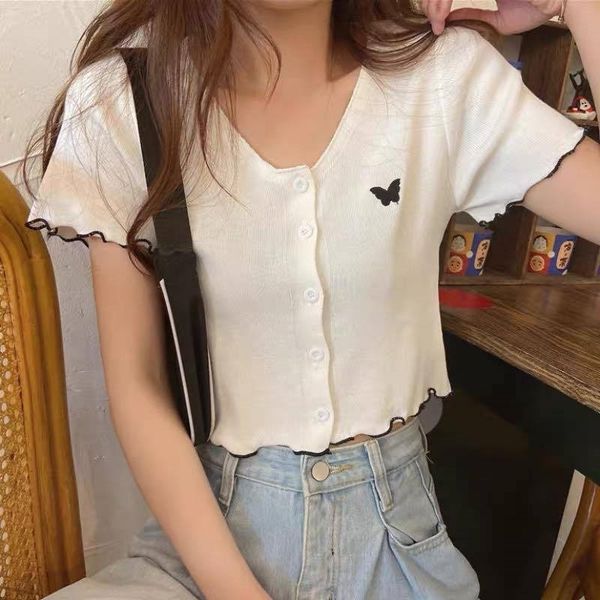 purple high waist short sleeve 2020 new women's slim fit butterfly butterfly short knit outer cardigan thin, White;black
purple high waist short sleeve 2020 new women's slim fit butterfly butterfly short knit outer cardigan thin, White;black