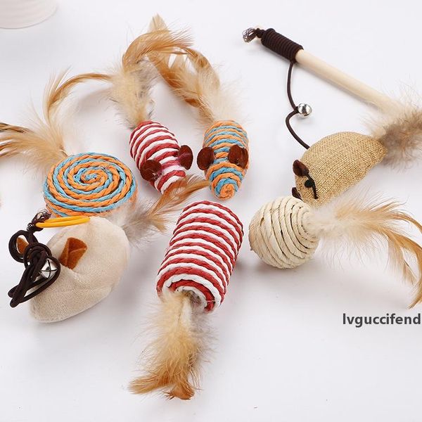 cat teaser cat toy 7pcs/set cute design bird feather sticks pet supplies wand for kitten play a06
cat teaser cat toy 7pcs/set cute design bird feather sticks pet supplies wand for kitten play a06