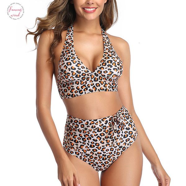 leopard bikini 2020 plus size high waist swimwear women swimsuit halter push up padded leopard beachwear bathing suit biquini, White;black
leopard bikini 2020 plus size high waist swimwear women swimsuit halter push up padded leopard beachwear bathing suit biquini, White;black