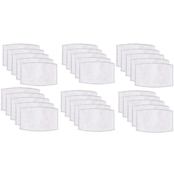 30 pcs gasket 2020 solid breathable mouth face maskking filter pad activated carbon breathing filters washable maska bandana, Black
30 pcs gasket 2020 solid breathable mouth face maskking filter pad activated carbon breathing filters washable maska bandana, Black