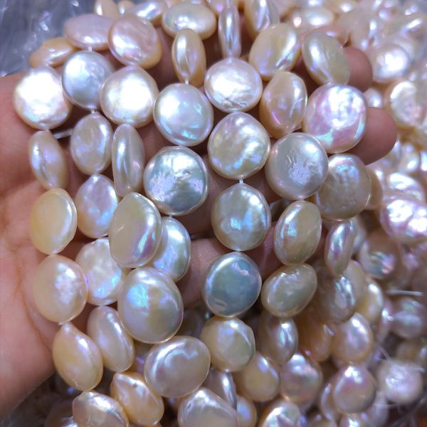 strong pendant diy necklace light thick round button pearl 12-13mm baroque necklace bracelet earring pendant accessory diy, Silver
strong pendant diy necklace light thick round button pearl 12-13mm baroque necklace bracelet earring pendant accessory diy, Silver
