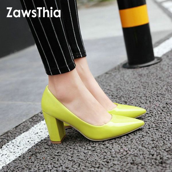 zawsthia 2020 spring summer greenish yellow block high heels shoes white women pumps dress party shoes stilettos plus size 42 43, Black
zawsthia 2020 spring summer greenish yellow block high heels shoes white women pumps dress party shoes stilettos plus size 42 43, Black
