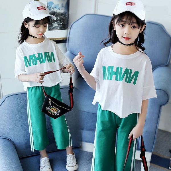 hsaur girls short-sleeved t-shirt wide- casual suit medium and large children loose sports two-piece wide leg pants t-shirt wide leg pants s
hsaur girls short-sleeved t-shirt wide- casual suit medium and large children loose sports two-piece wide leg pants t-shirt wide leg pants s
