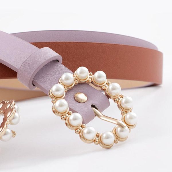 no.onepaul fashion women's fashion pearl decorative belt round pin buckle pearl belts women's casual solid leather thin belt, Black;brown
no.onepaul fashion women's fashion pearl decorative belt round pin buckle pearl belts women's casual solid leather thin belt, Black;brown